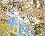Frieseke, Frederick Carl Breakfast in the Garden oil painting on canvas